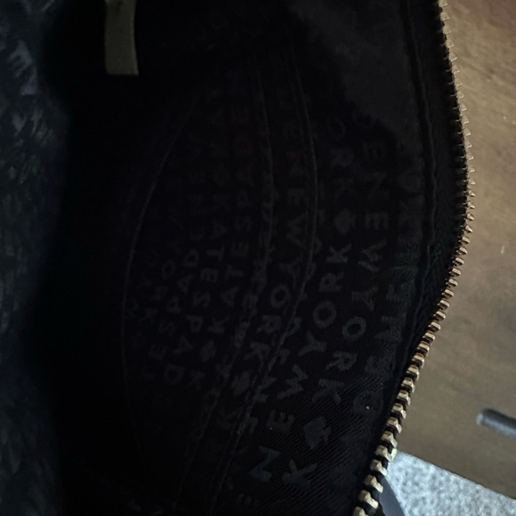 Kate Spade NWOT Black & White Checkered Wristlet - Picture 5 of 7